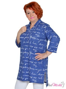 Туника-рубашка Модель №1941 размеры 44-84