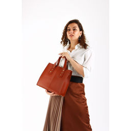 Сумка-тоут на молнии, цвет коричневый - Simaland фото 4