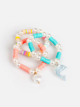 ACOOLA / Набор из 3 браслетов дет. Dolpy разноцветный  фото 3