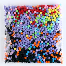 Аппликация помпошками Бабочка размер 30 30 см, клей 30 мл - Simaland фото 3