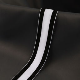 Резинка тканая, мягкая, 40 мм, 4.5±1 м, чёрная