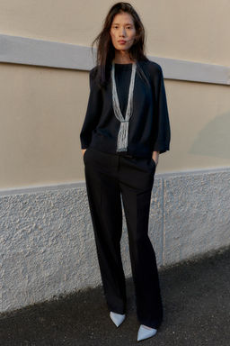 KNIT JUMPER WITH WIDE SLEEVES - Zara фото 3