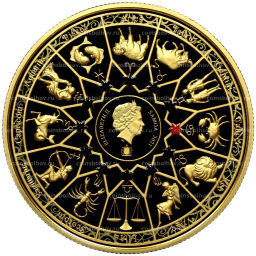20 центов 2021 года Самоа 12 Олимпийских богов в зодиаке Гермес и Рак