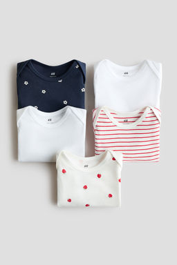 Pack de 5 bodies de manga larga - H&m фото 7
