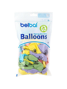 Воздушный шар латексный 14" «Козаяц - Все круто!», 50 шт.