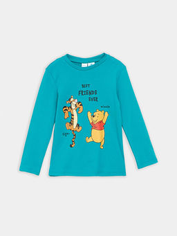 Winnie the Pooh Bask?l? Erkek Bebek Pijama ?st