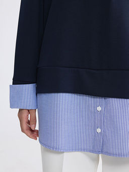 Bisiklet Yaka Oversize Kad?n Tunik