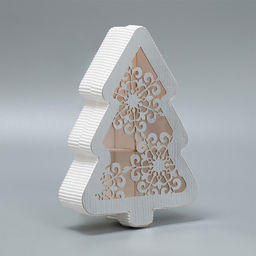 Коробка новогодняя подарочная «Ёлка», 23×13×5 см