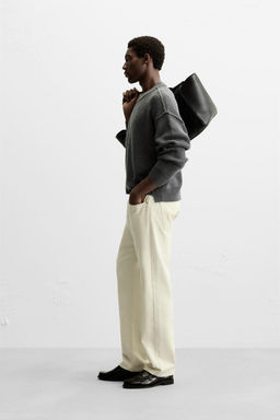 TEXTURED CROPPED FIT SWEATER - Zara фото 4