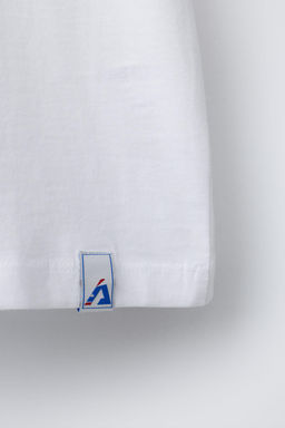 SLOGAN T-SHIRT WITH RAISED DETAIL