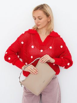 Сумка 58491 white Velina Fabbiana-Safenta