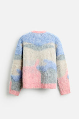 TEXTURED COLOUR BLOCK SWEATER - Zara фото 8