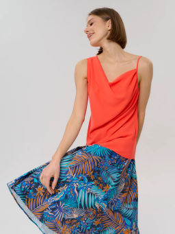 Топ женский 12421-31010 orange - Eleganzza фото 4
