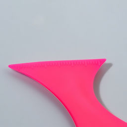 Цена за 2 шт. Трафарет для нанесения макияжа, 15×4.5×0.7 см, цвет розовый