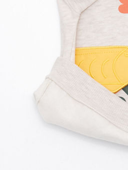 Bisiklet Yaka Uzun Kollu Bask?l? Erkek Bebek Sweatshirt ve E?ofman Alt 2li Tak?m - Waikiki фото 3