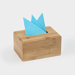 Салфетница Доляна «Комфорт», 17×11×9 см, бамбук