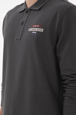 Мужской свитшот антрацитового цвета Неожиданная скидка в корзине - U.s. polo assn фото 7