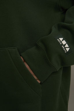 Худи утепленное Зеленый