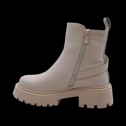 Ботинки на меху PL288-2 бежевые