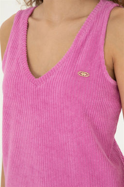 U. S. Polo Assn / Женская фиолетовая футболка - U.s. polo assn фото 7