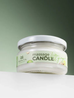 Manita Professional Свеча массажная / Lime & Ginger, 100 мл  фото 4