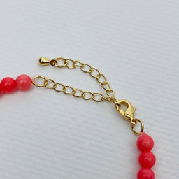 Браслет из розового Коралла и Жемчуга - Радуга самоцветов фото 4