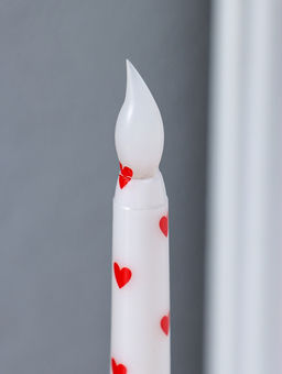 Набор: свечи светодиодные «Античные. Сердечки», 2 шт., 2×ААА