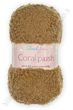 Пряжа Coral plush 100 гр (5 шт) SF-7843, коричневый