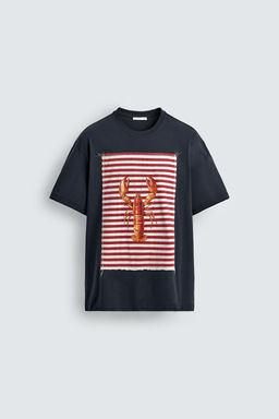 LOBSTER PATCH T-SHIRT - Zara фото 7