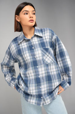 Рубашка женская в клетку Happyfox