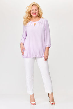 Блуза Swallow 803.2 черный+серебряный узор фото 514