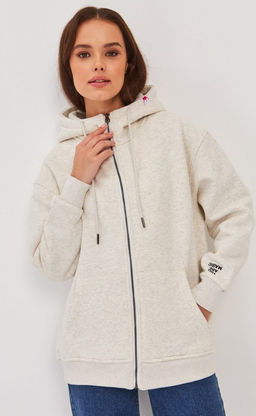 Худи P322-0553-2 milk-grey melange