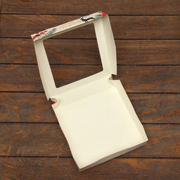 Цена за 20 шт. Коробка складная Праздник, 20 х 20 х 4 см с окном - UPAK LAND фото 5