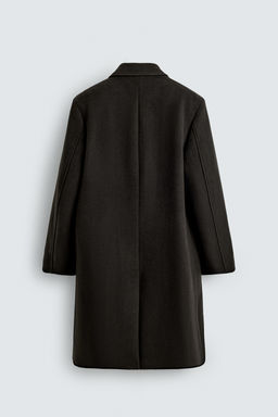 DOUBLE-BREASTED WOOL COAT