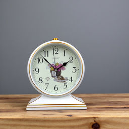 Настольные часы Mirron белые P3020ABB