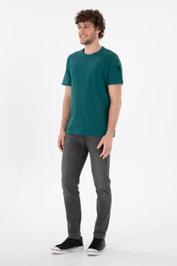 Erkek Regular Fit Bisiklet Yaka Koyu Ye_il Basic Ti__rt Sepette S_rpriz _ndirim - U.s. polo assn фото 5