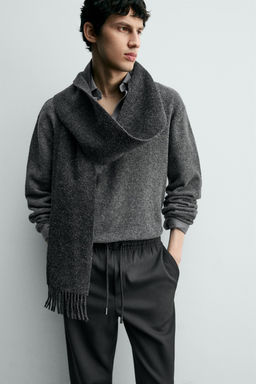 PANTAL?N CINTURA JOGGER EASY CARE / Negro - Zara фото 5