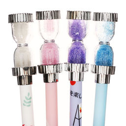 Цена за 12 шт. Ручка - прикол гелевая Песочные часы, МИКС - Calligrata фото 8