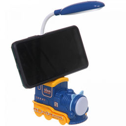 Цена за 2 шт. Настольная лампа "Sweet - Паровоз" LED 10*5*21 см, USB 5v 3w, Синий/желтый