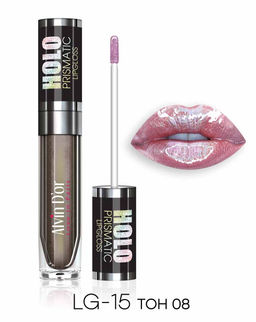 Alvin Dor LG-15 Блеск для губ Holo Prismatic тон 08