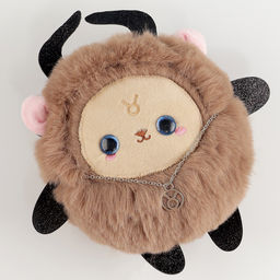 Мягкая игрушка «Зодиаки: Телец», с кулоном, 17 см