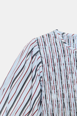 STRIPED SMOCKED TOP - Zara фото 8