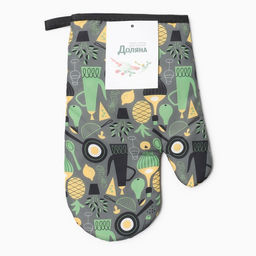 Варежка Доляна Кухня 26*16 см, 100% п/э  фото 4