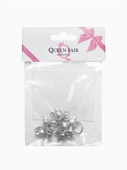 Цена за 5 шт. Шарм подвеска «Собака», цвет серебро