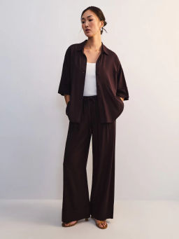 Льняные брюки с эластичным поясом ZR2605012102-27 / Zarina