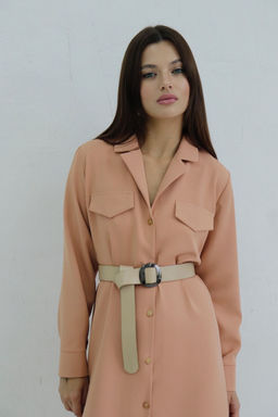 Martichelli Платье-рубашка с английским воротником  фото 9