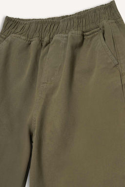 %100 Pamuk Beli Lastikli Gabardin Pantolon Erkek _ocuk - Defacto фото 8