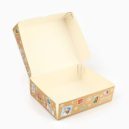 Цена за 5 шт. Упаковка для кондитерских изделий «Новогодняя почта», 20×17×6 см