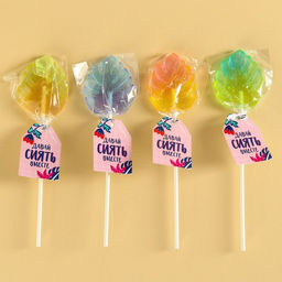 Цена за 24 шт. Леденцы в шоубоксе Мечтай, лист, БЕЗ САХАРА, 15 г. х 24 шт. - Simaland фото 3