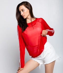 Лонгслив #КТ3102 (1), красный